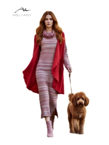 Autumn Blaze melange knit ensemble NOT AVAILABLE
