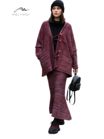Burgundy Melange Harmony ensemble