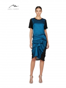 Sculpted Azure dress