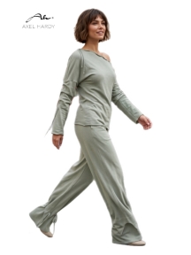 AXEL HARDY™ Knit Pants with Ankle Details NOT AVAILABLE