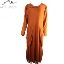 Fashionable and comfortable rustic fine soft knitted dress vegan cashmere